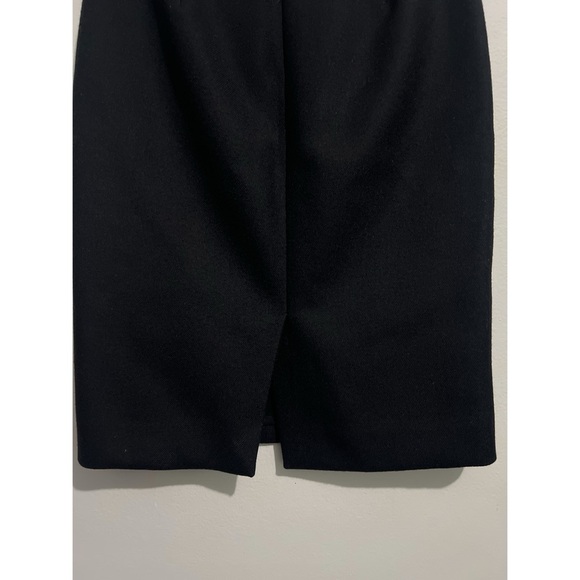 J. CREW No. 2 Pencil Skirt Women’s Size 0 Black Double Serge Wool Career 47314 - Picture 7 of 14